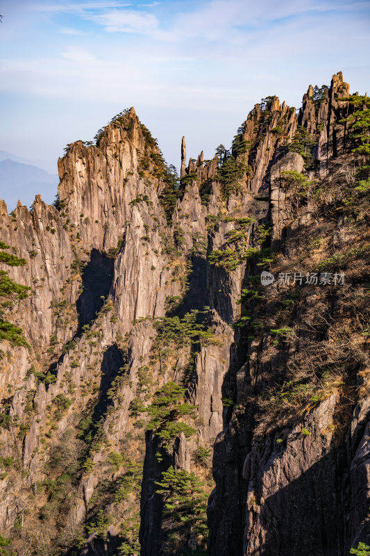 安徽黄山风景区自然风光