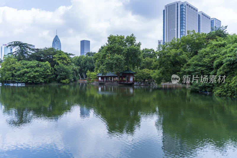 武汉江汉区中山公园风景