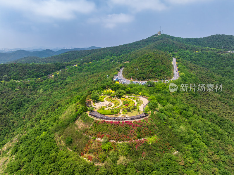 俯瞰大连海之韵公园旭日广场