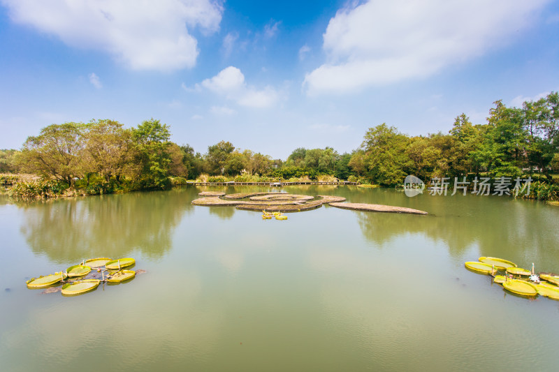 杭州西溪湿地水下生态观光长廊景观