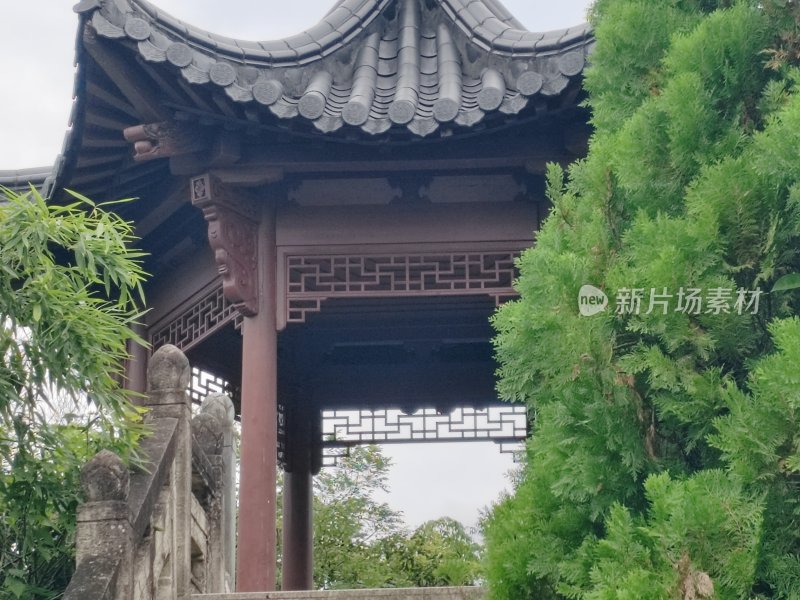 古色古香的传统中式亭子风景