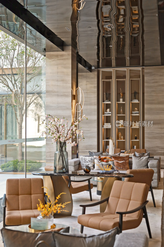 现代风格室内休闲区场景