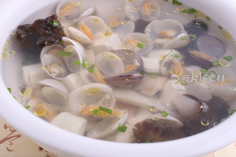 海鲜花蛤汤