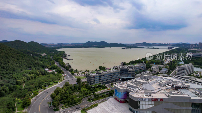 江苏徐州云龙湖5A景区航拍