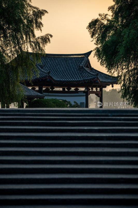 山东济南大明湖风景区景点景观