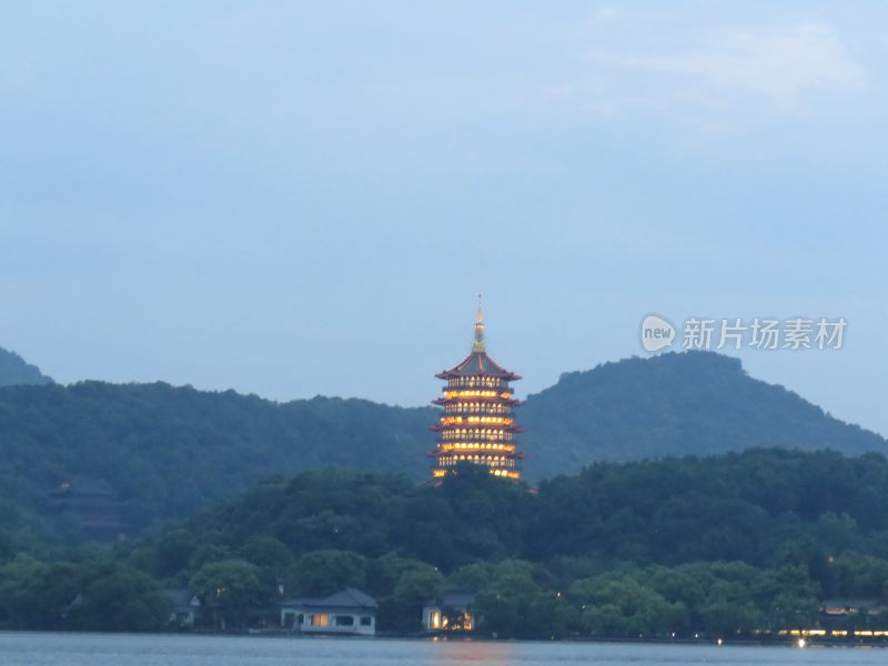 杭州西湖夜景