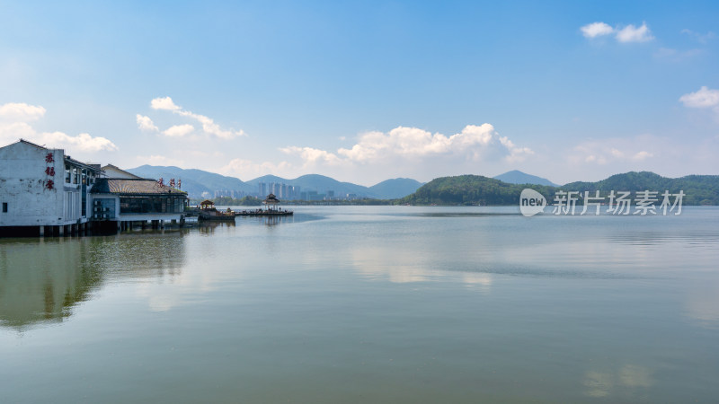 湖北黄石磁湖情人路风景