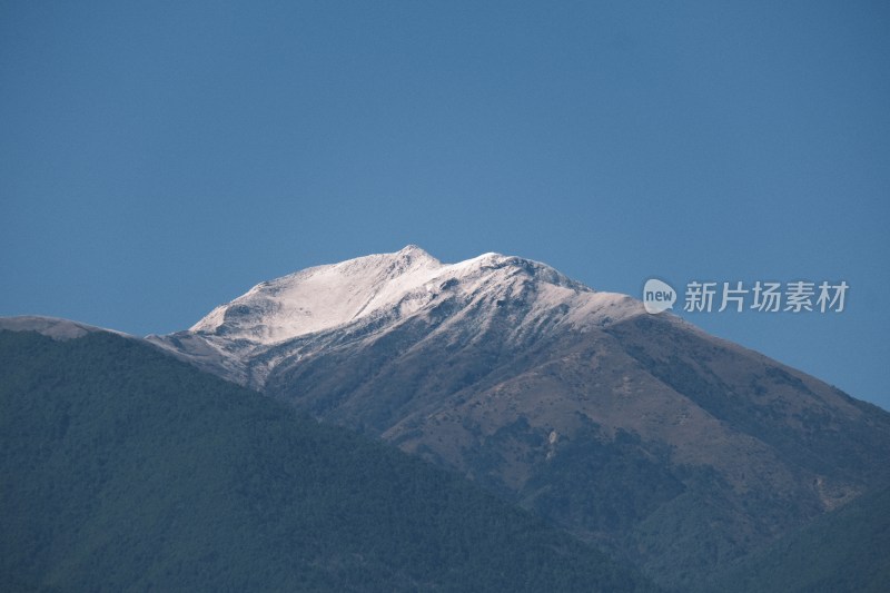 苍山远景自然风光雪景