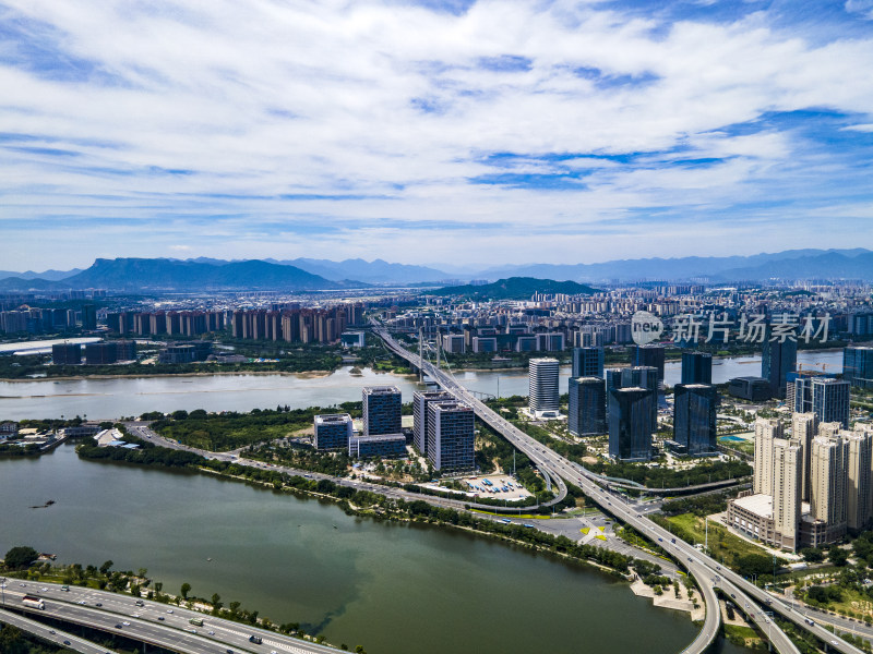 福建福州城市风光地标建筑航拍