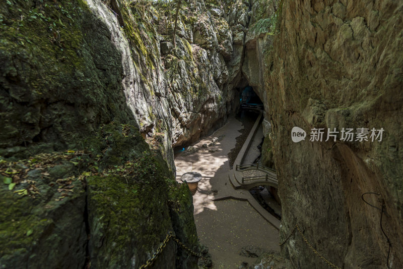 武汉江夏区白云洞景区风景