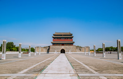 北京永定门贡公园风光