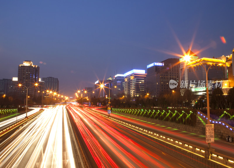 北京西二环夜景