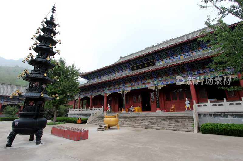 山东著名旅游景点醴泉寺建筑风格