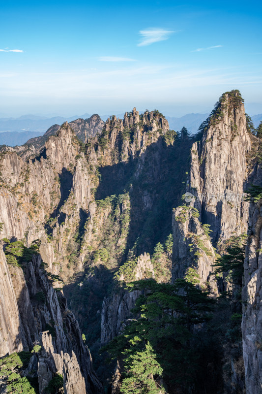 安徽黄山风景区自然风光