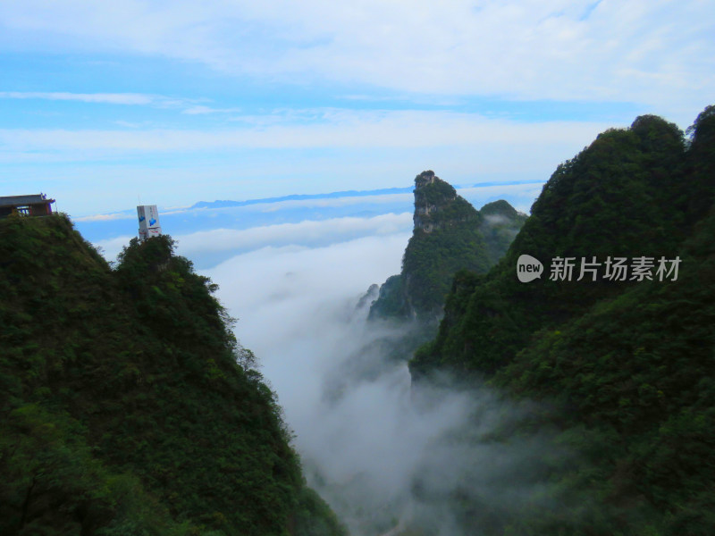 张家界天门山旅游风光