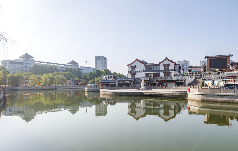 山东济宁古运河东大寺竹竿巷景观