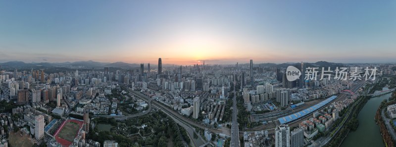 深圳罗湖区城市风光-城脉中心