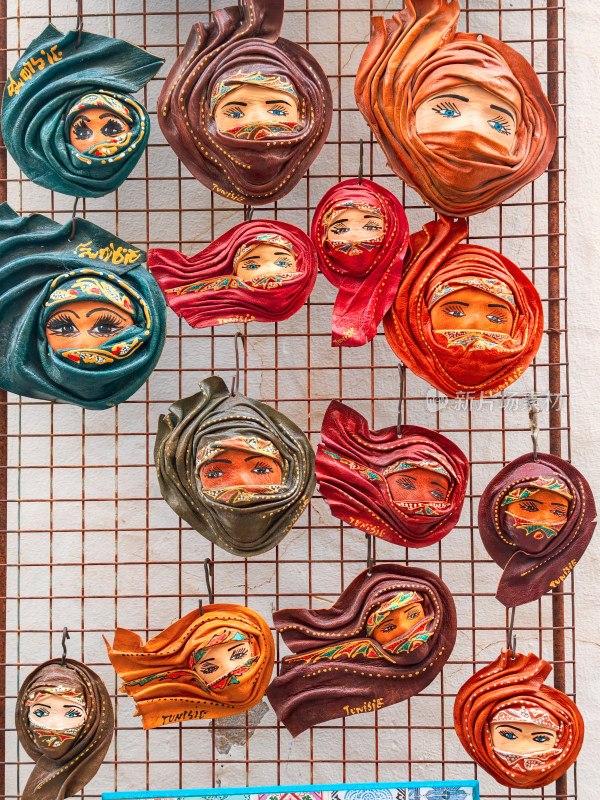 民族风头巾装饰挂件