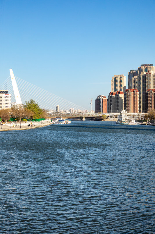 天津津门故里海河风情自然建筑景观