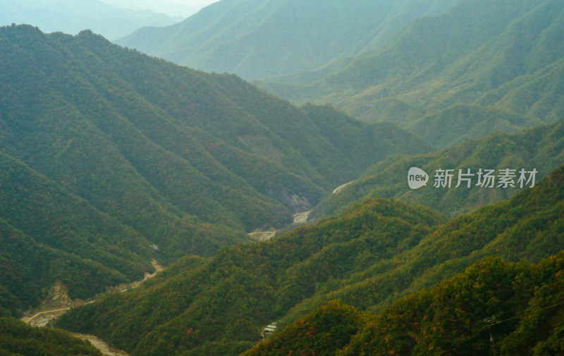 河南省洛阳白云山秋天风景