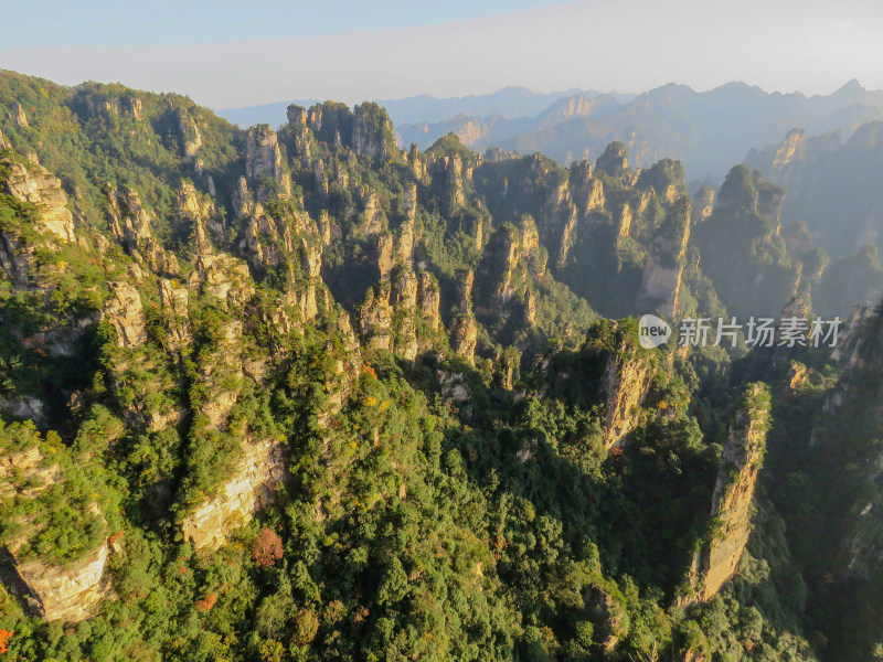 中国湖南张家界国家森林公园旅游风光