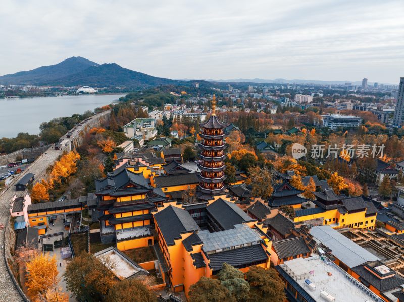 南京鸡鸣寺秋季美景