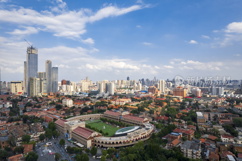 天津五大道文化旅游风景区城市建筑风光