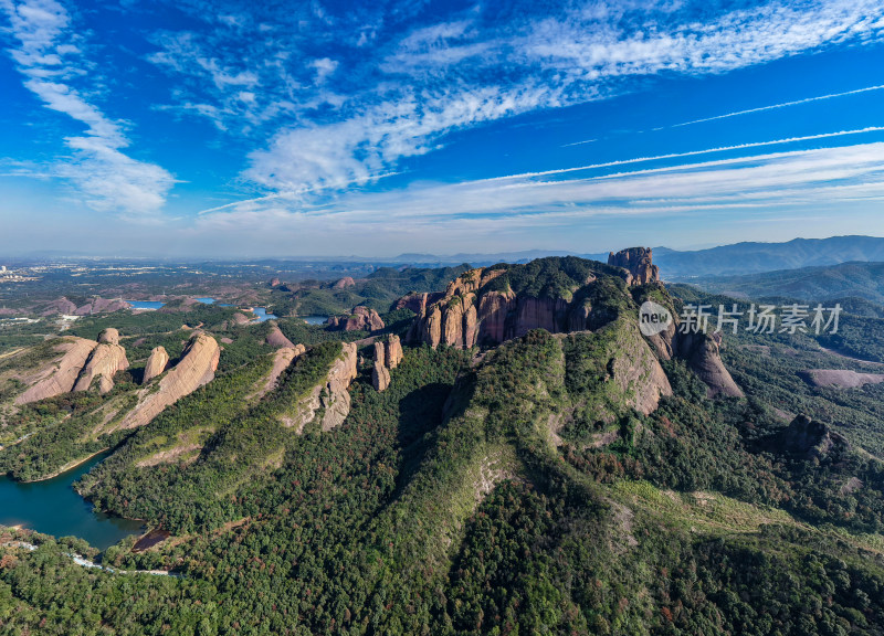 上饶龟山5A景区航拍全景图