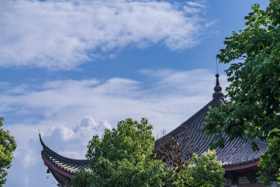 杭州西湖飞来峰灵隐寺千年古刹古建筑