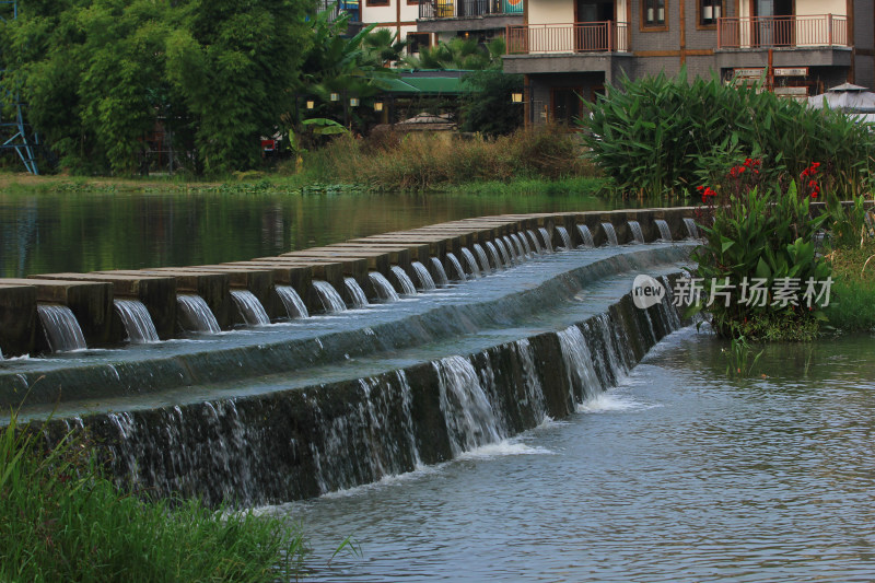 四川省成都市温江区幸福田园旅游景区风光