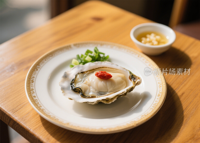 生蚝烤生蚝清蒸生蚝海鲜餐饮美食