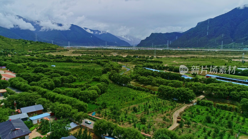 林芝雅尼湿地公园航拍