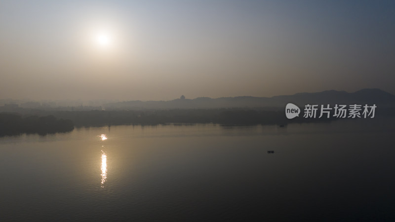 杭州西湖日出