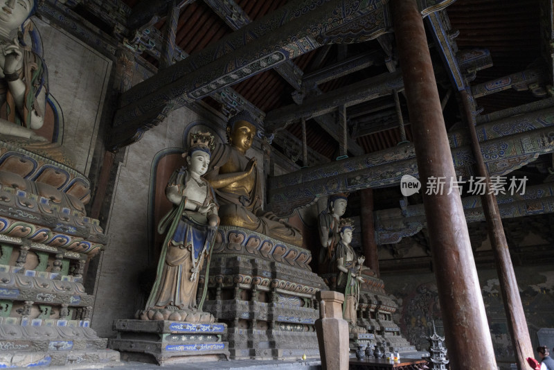 山西大同金代古寺善化寺古建筑