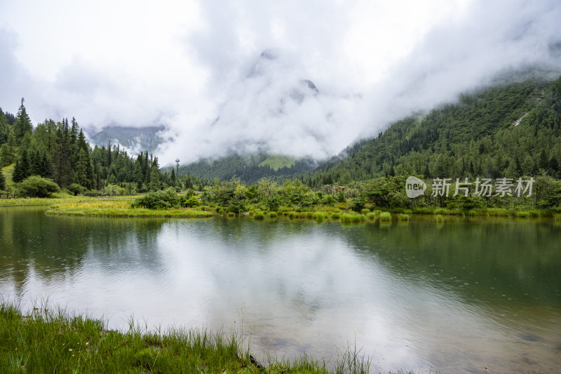 四川四姑娘山双桥沟自然风景