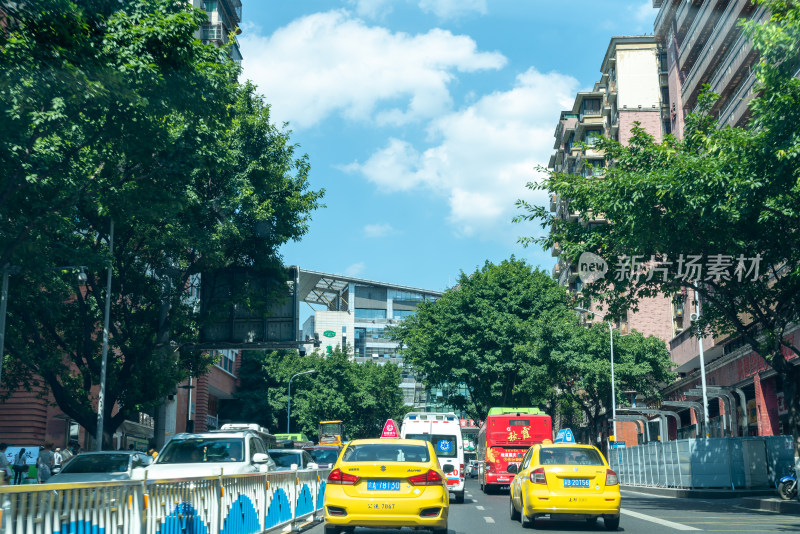 重庆城市街道风景