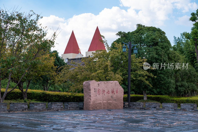 江苏泰州市望海楼景区风景