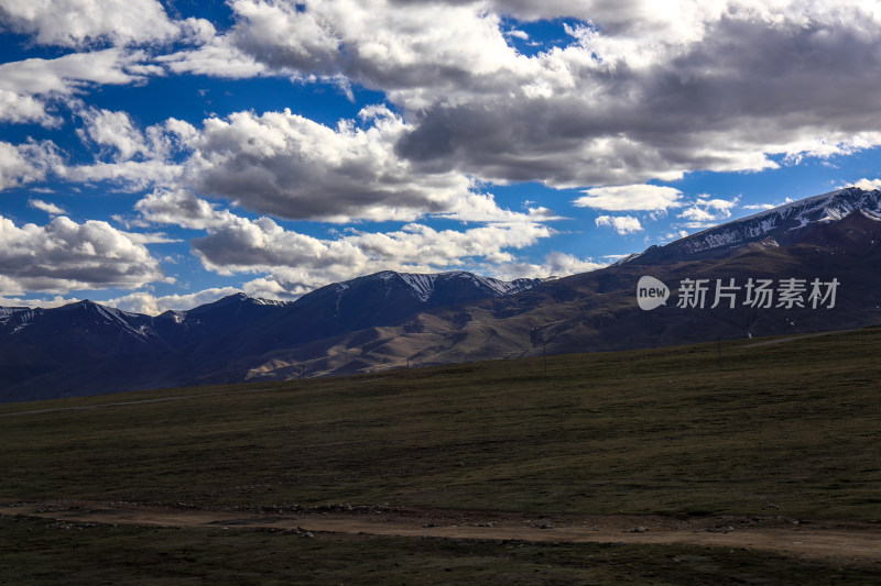 可可西里无人区自然风光