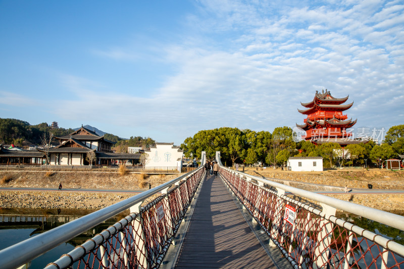 浙江丽水龙泉市区风景