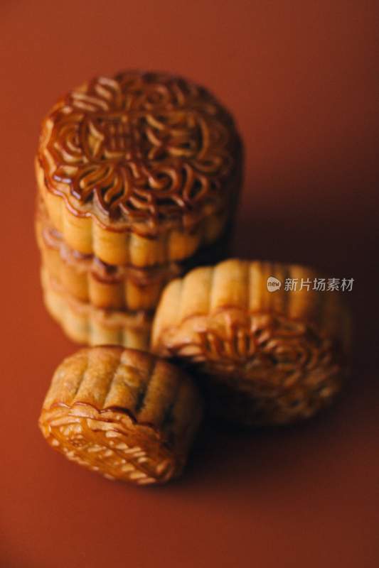 中秋佳节 中国风月饼 中秋节美食