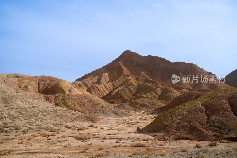 甘肃张掖七彩丹霞风景