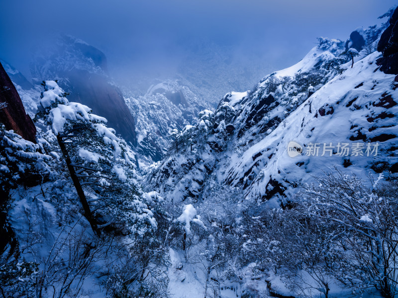 黄山雪景