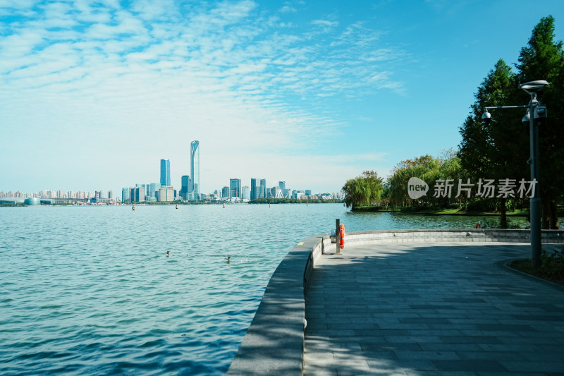 金鸡湖环湖步道