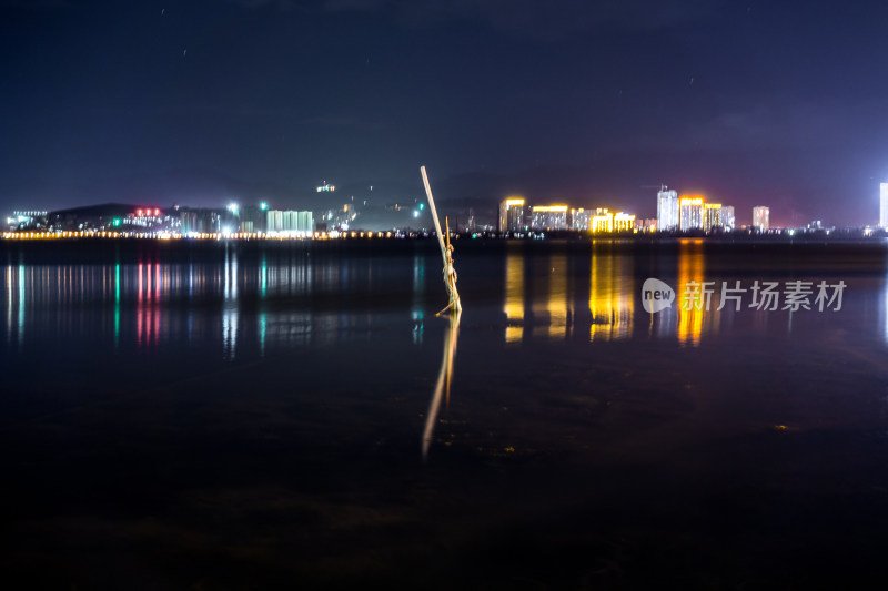 云南大理古城夜景