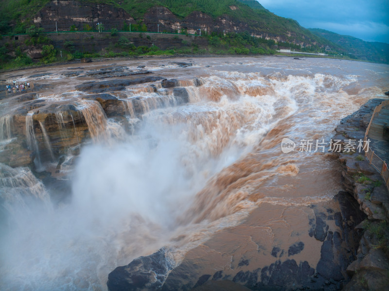 黄河黄河壶口瀑布江河山河河流奔腾