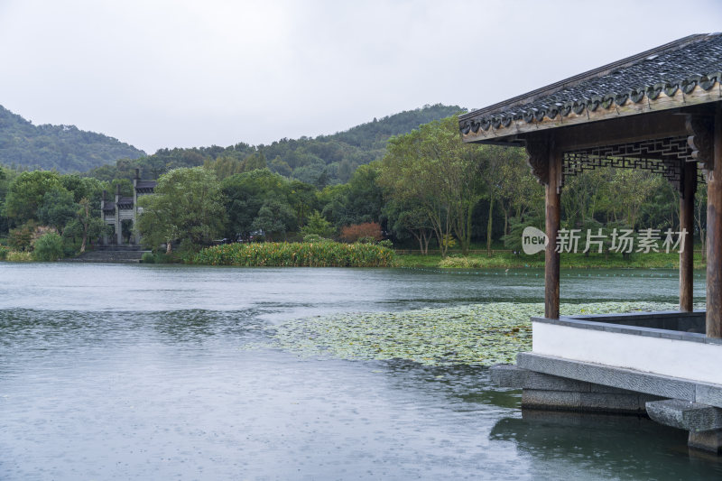 杭州三台山景区霁虹桥风景