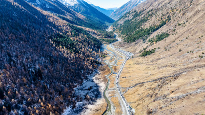 四川西部阿坝理小路的热门地点大二普营地