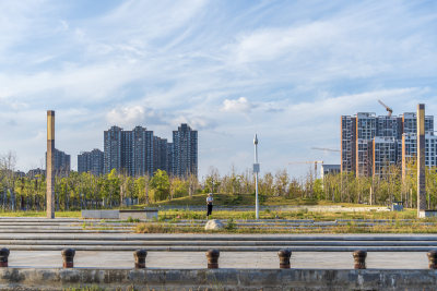 武汉江夏中央大公园风景