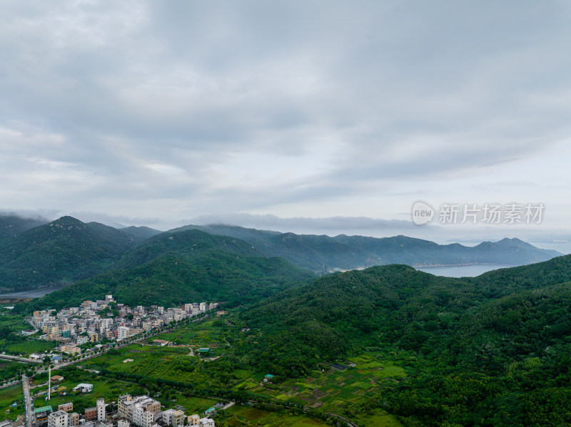 航拍夏季白天广东汕头南澳岛自然风光