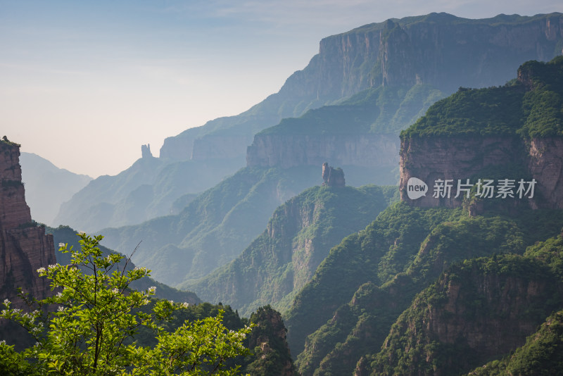 太行山八里沟山川自然风景